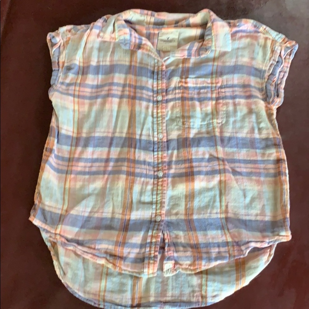 American Eagle button down top